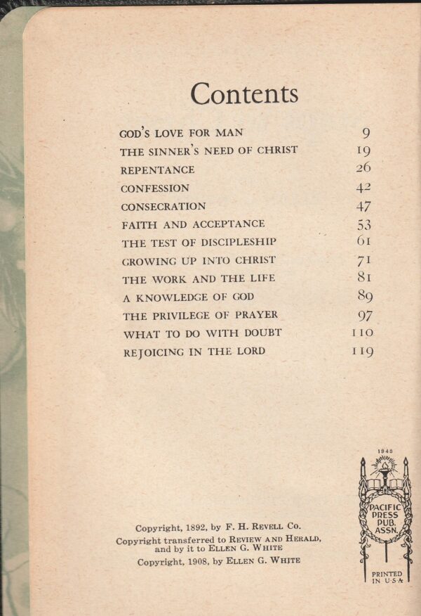 Steps to Christ (leather) - Ellen G. White - Image 3